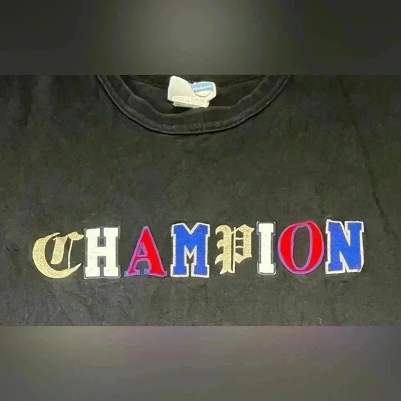 XXXL | Old School Champion T-Shirt - Short Sleeve | Puffy Letters - Picture 2 of 4